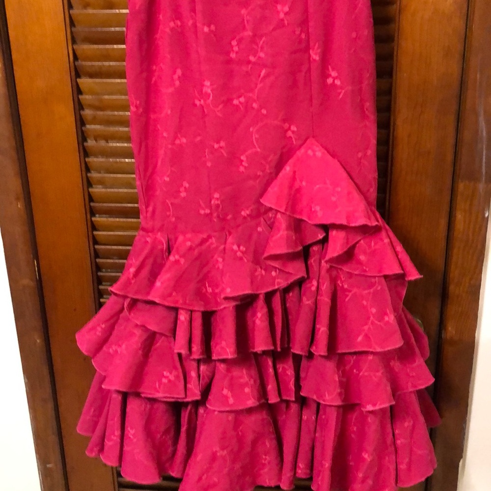 Flamenco dress Size  medium two piece.
